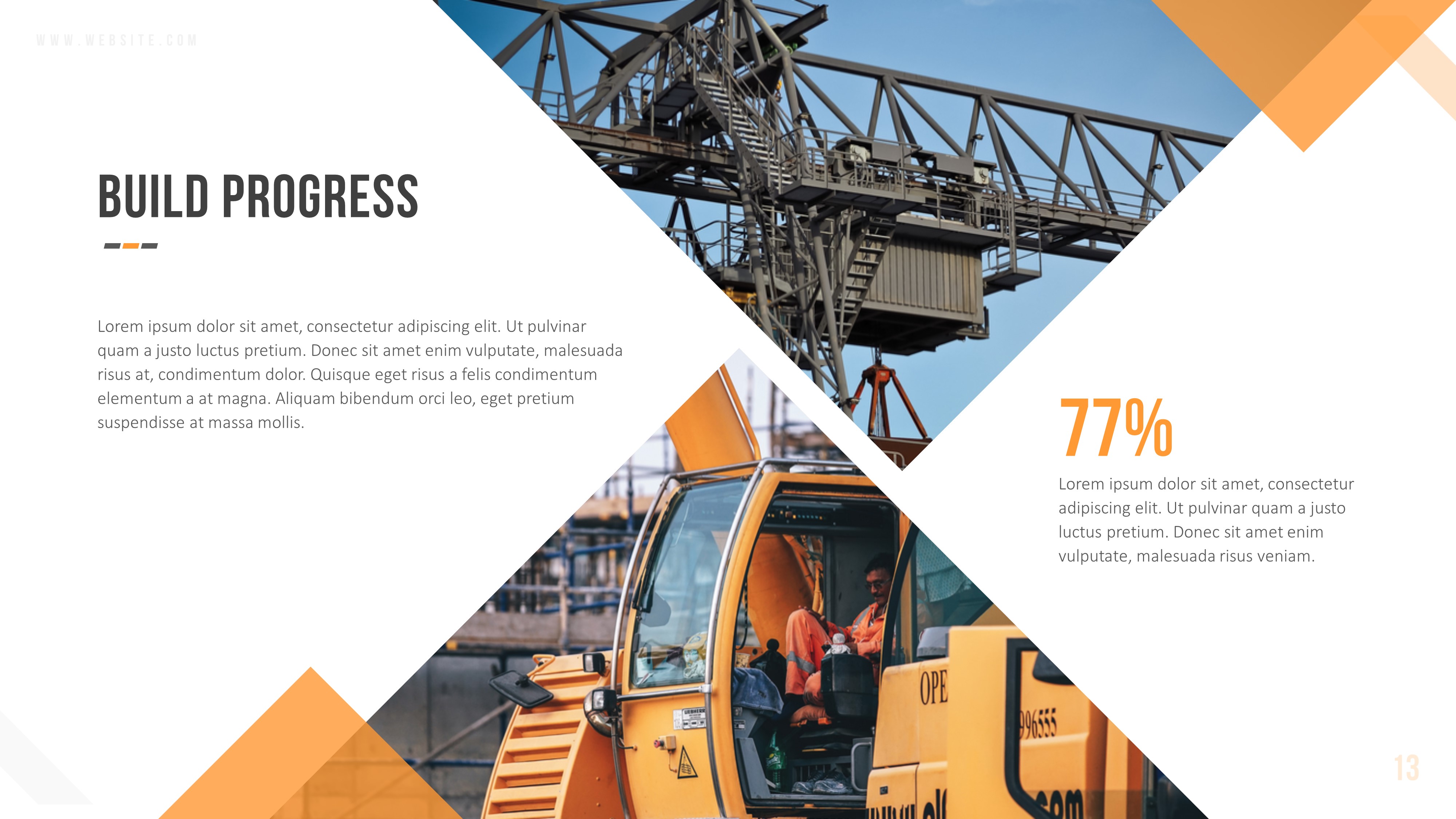 Keystone Construction Powerpoint Template by RRgraph GraphicRiver